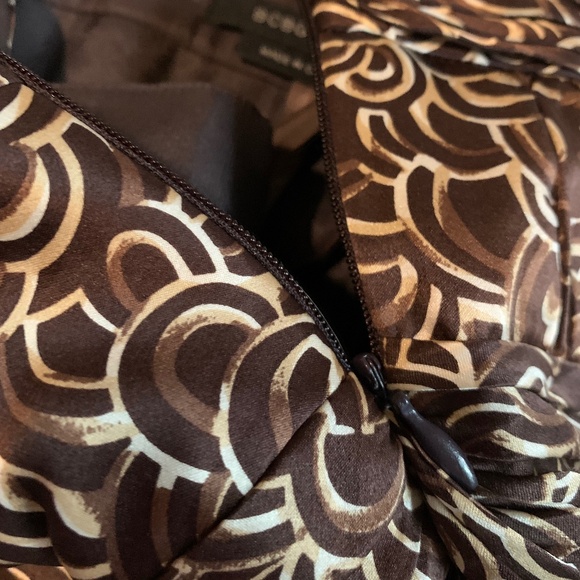 BCBGMaxAzria Brown Silk Dress - Picture 14 of 14